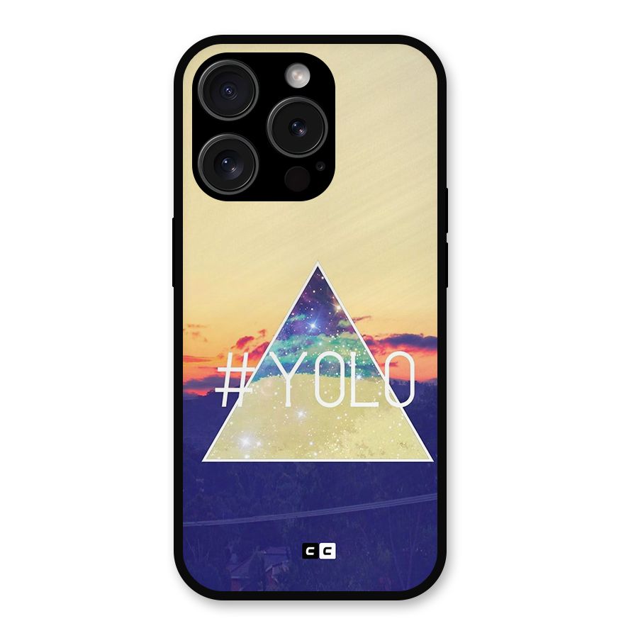 Yolo illuminati Metal Back Case for iPhone 15 Pro