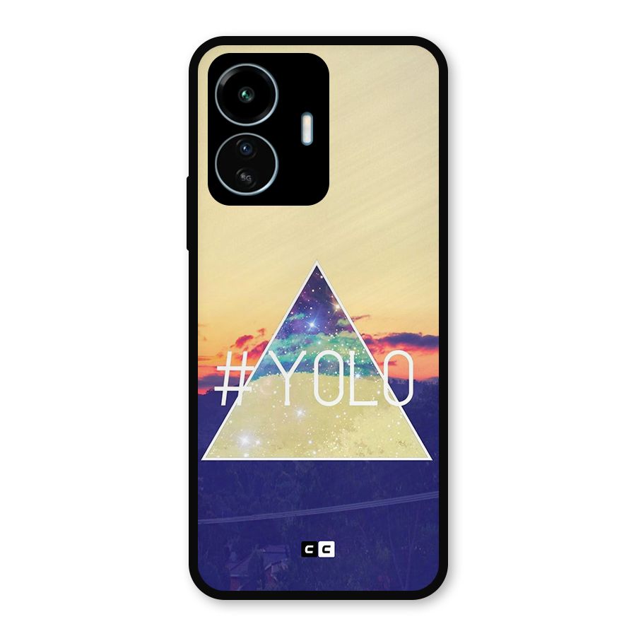 Yolo illuminati Metal Back Case for vivo iQOO Z6 Lite 5G