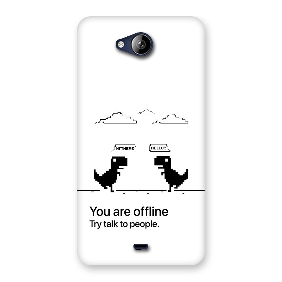 You Are Offline Back Case for Canvas Play Q355
