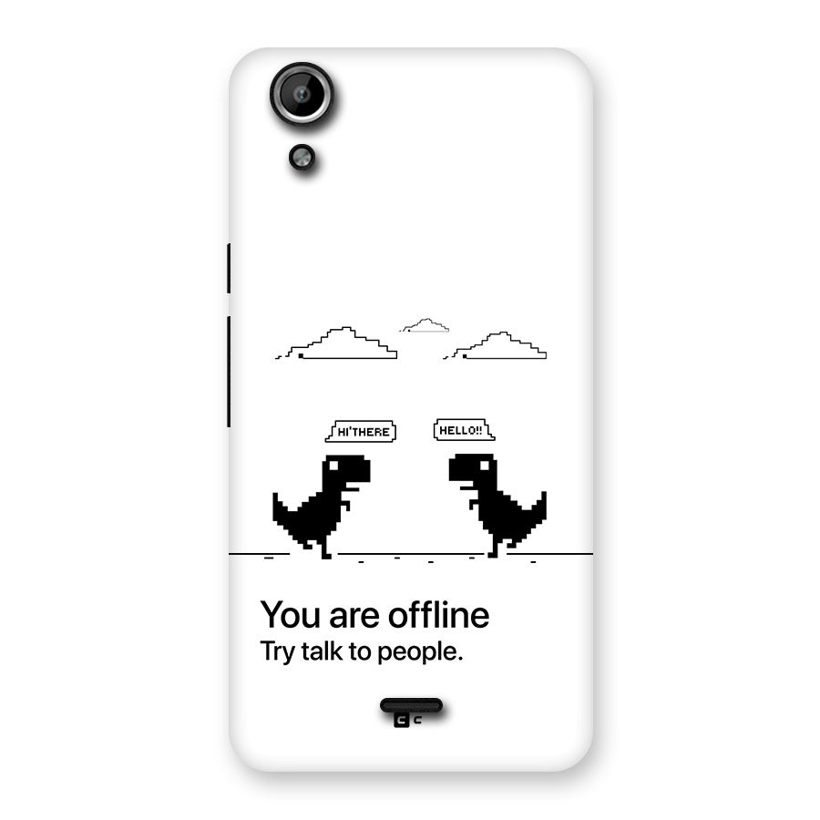 You Are Offline Back Case for Canvas Selfie Lens Q345