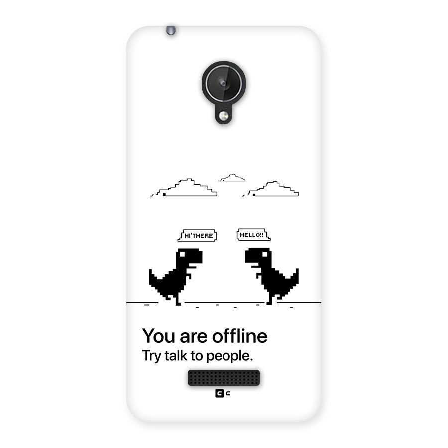 You Are Offline Back Case for Canvas Spark Q380