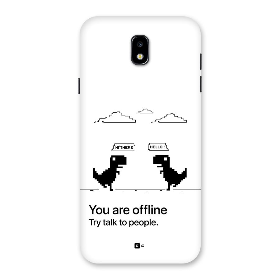 You Are Offline Back Case for Galaxy J7 Pro