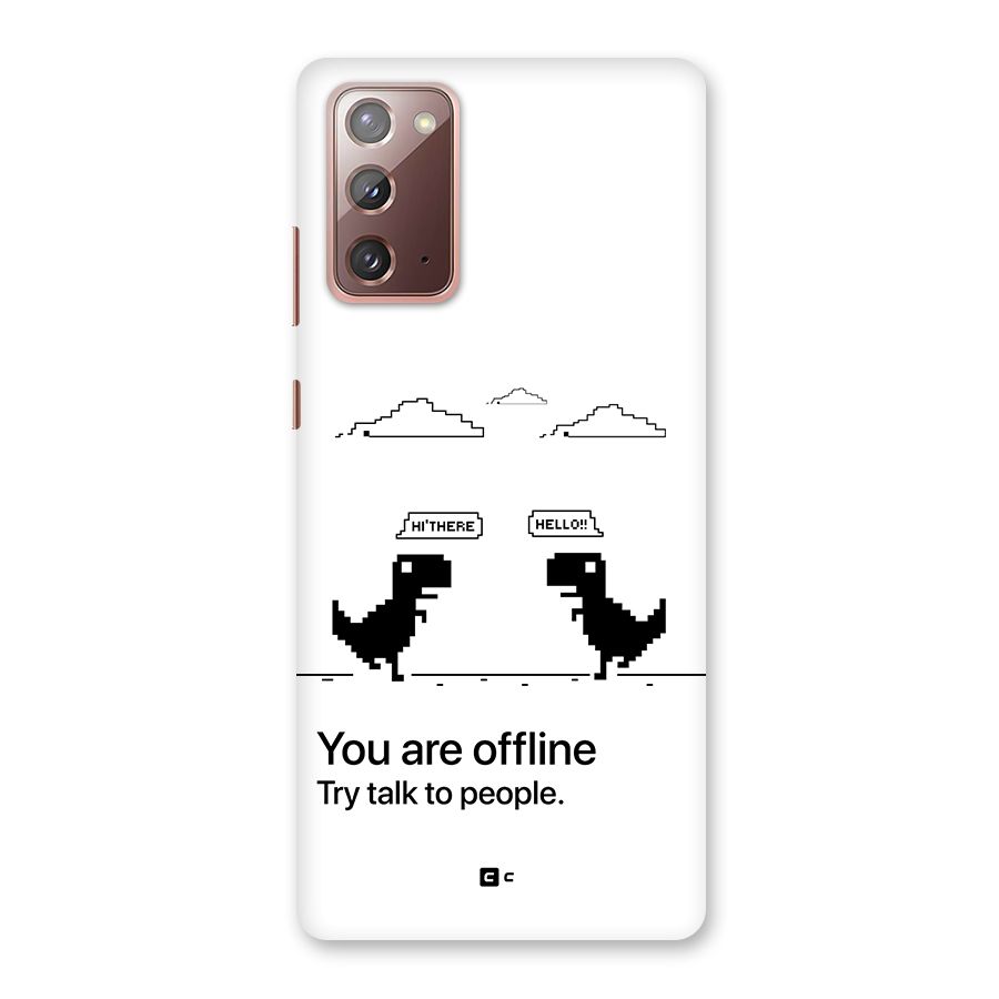 You Are Offline Back Case for Galaxy Note 20