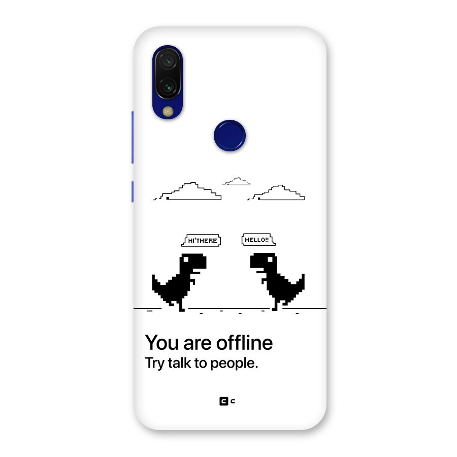 You Are Offline Back Case for Redmi Y3