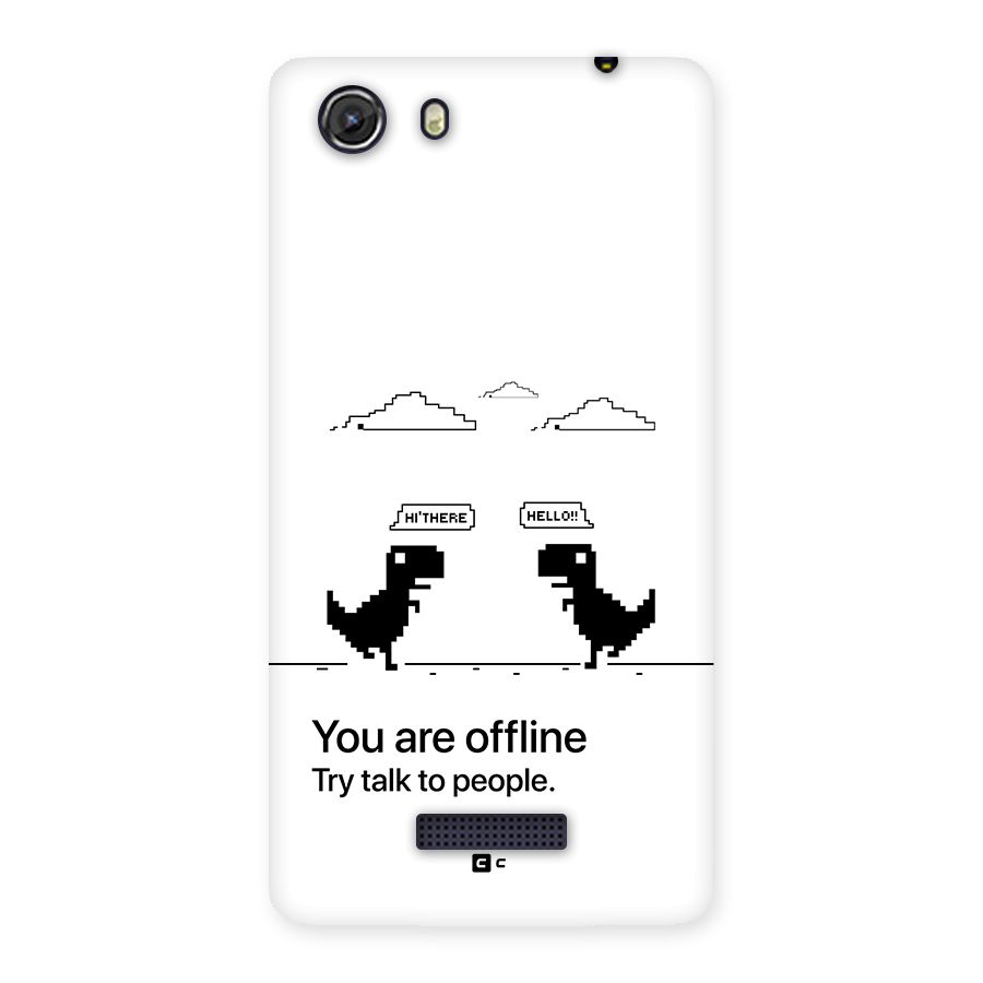 You Are Offline Back Case for Unite 3