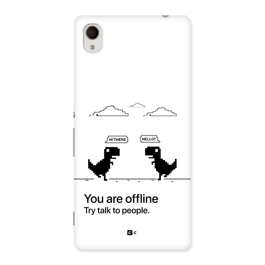 You Are Offline Back Case for Xperia M4 Aqua