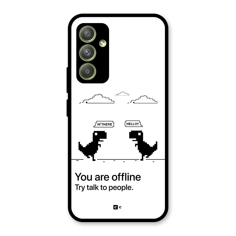 You Are Offline Glass Back Case for Galaxy A54