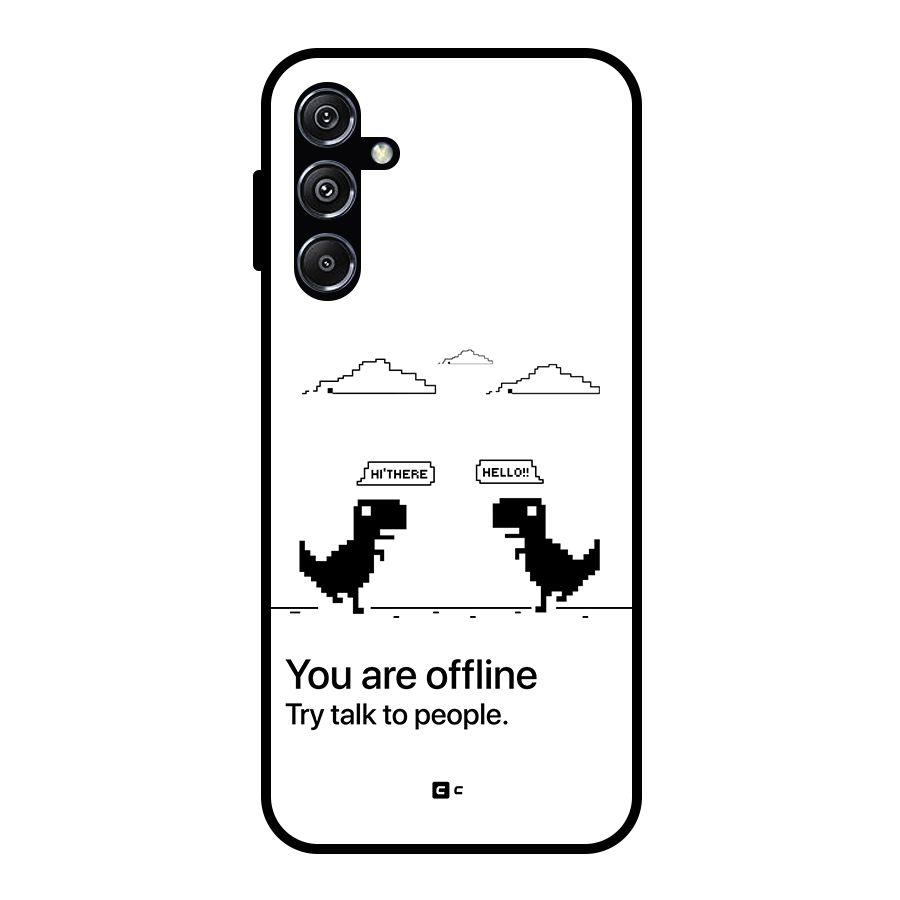 You Are Offline Glass Back Case for Galaxy M34 5G