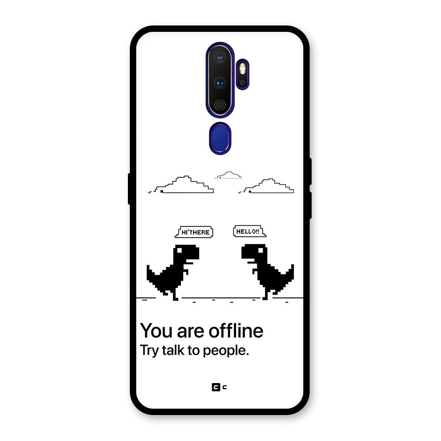 You Are Offline Glass Back Case for Oppo A9 (2020)