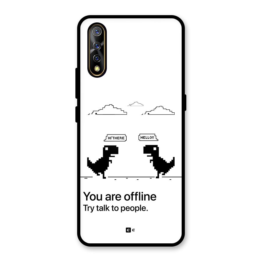 You Are Offline Glass Back Case for Vivo S1