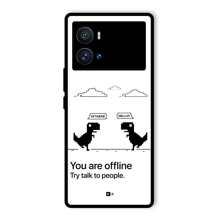You Are Offline Glass Back Case for Vivo iQOO 9 Pro