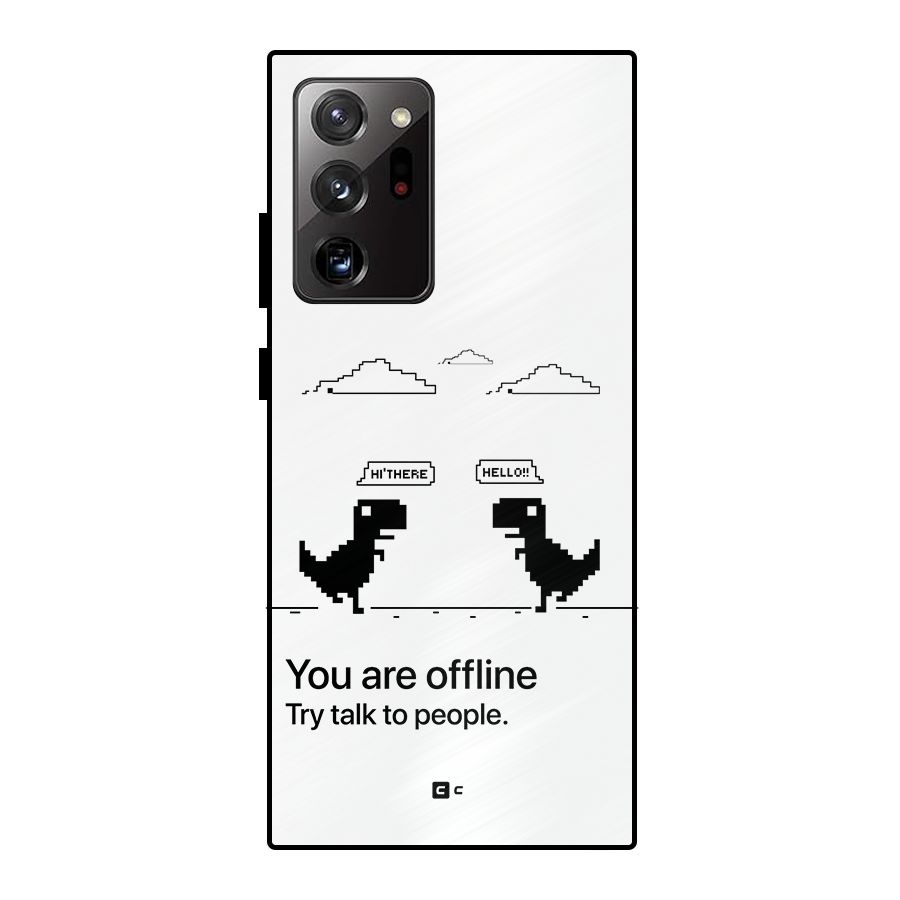 You Are Offline Metal Back Case for Galaxy Note 20 Ultra 5G