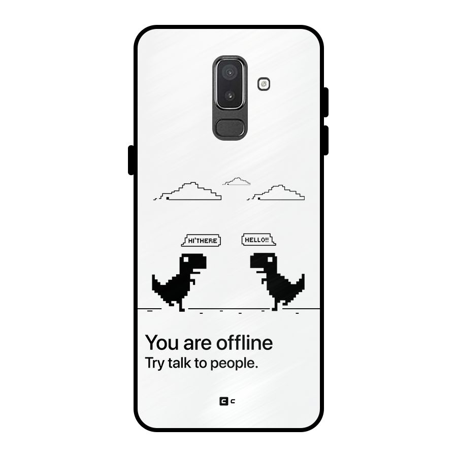 You Are Offline Metal Back Case for Galaxy On8 (2018)