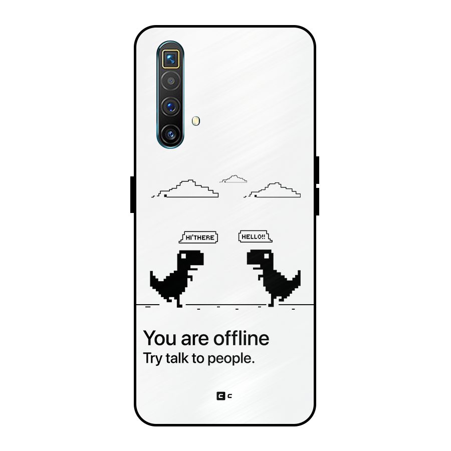 You Are Offline Metal Back Case for Realme X3