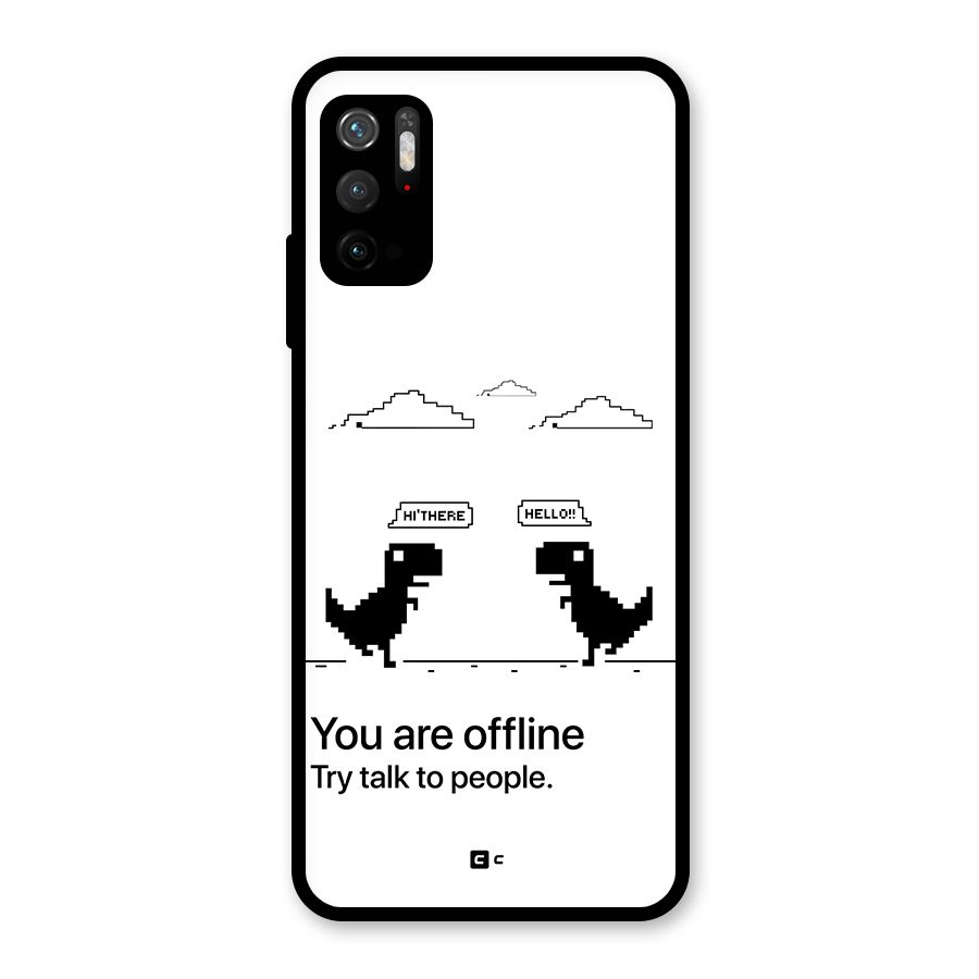You Are Offline Metal Back Case for Redmi Note 10T 5G