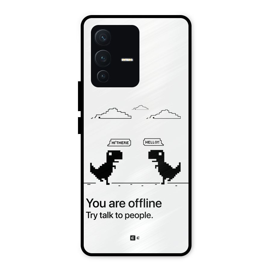 You Are Offline Metal Back Case for Vivo V23 5G