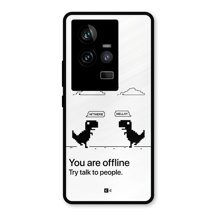 You Are Offline Metal Back Case for iQOO 11 5G