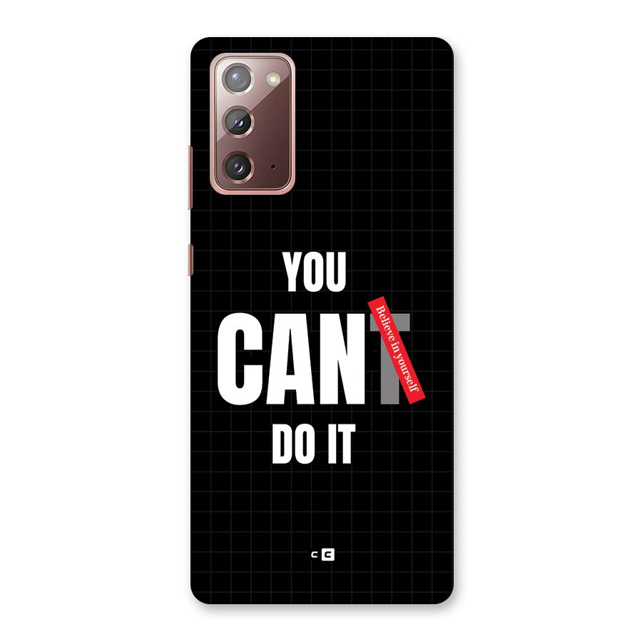 You Can Do It Back Case for Galaxy Note 20