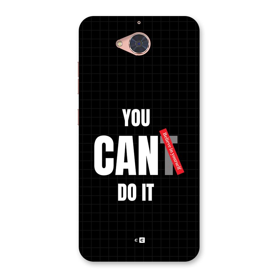 You Can Do It Back Case for Gionee S6 Pro