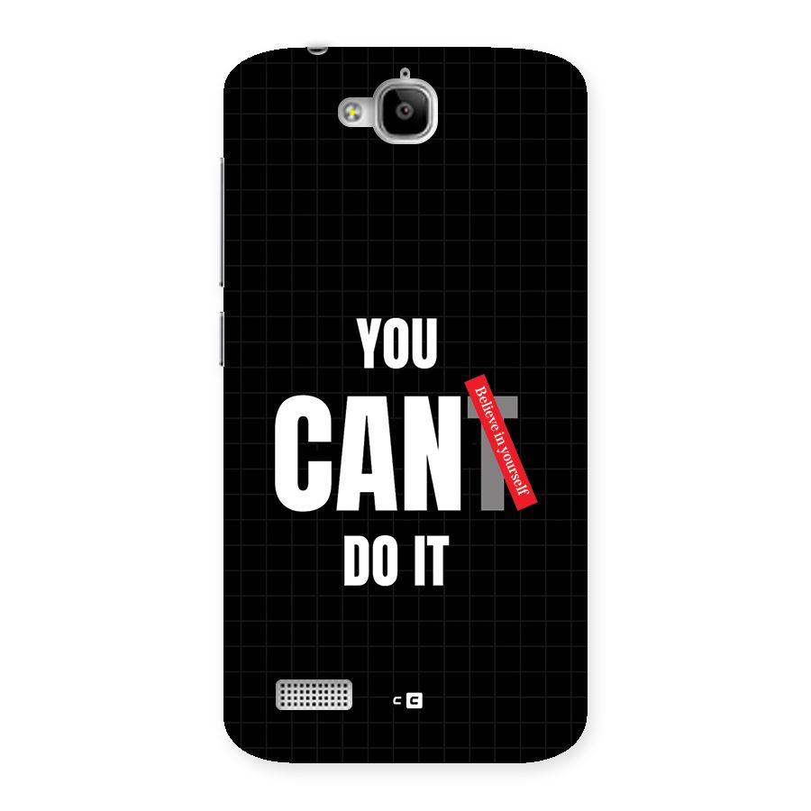 You Can Do It Back Case for Honor Holly