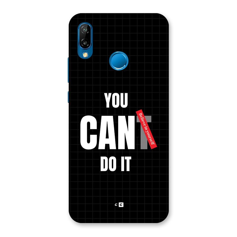 You Can Do It Back Case for Huawei P20 Lite
