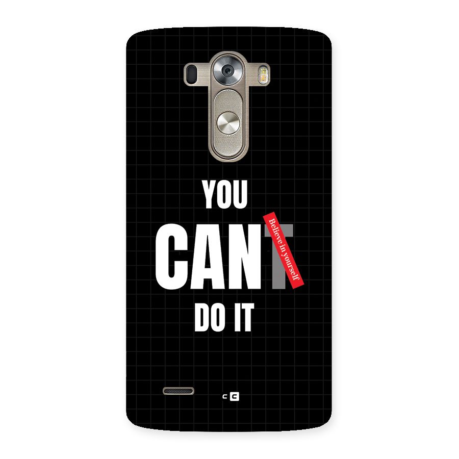 You Can Do It Back Case for LG G3