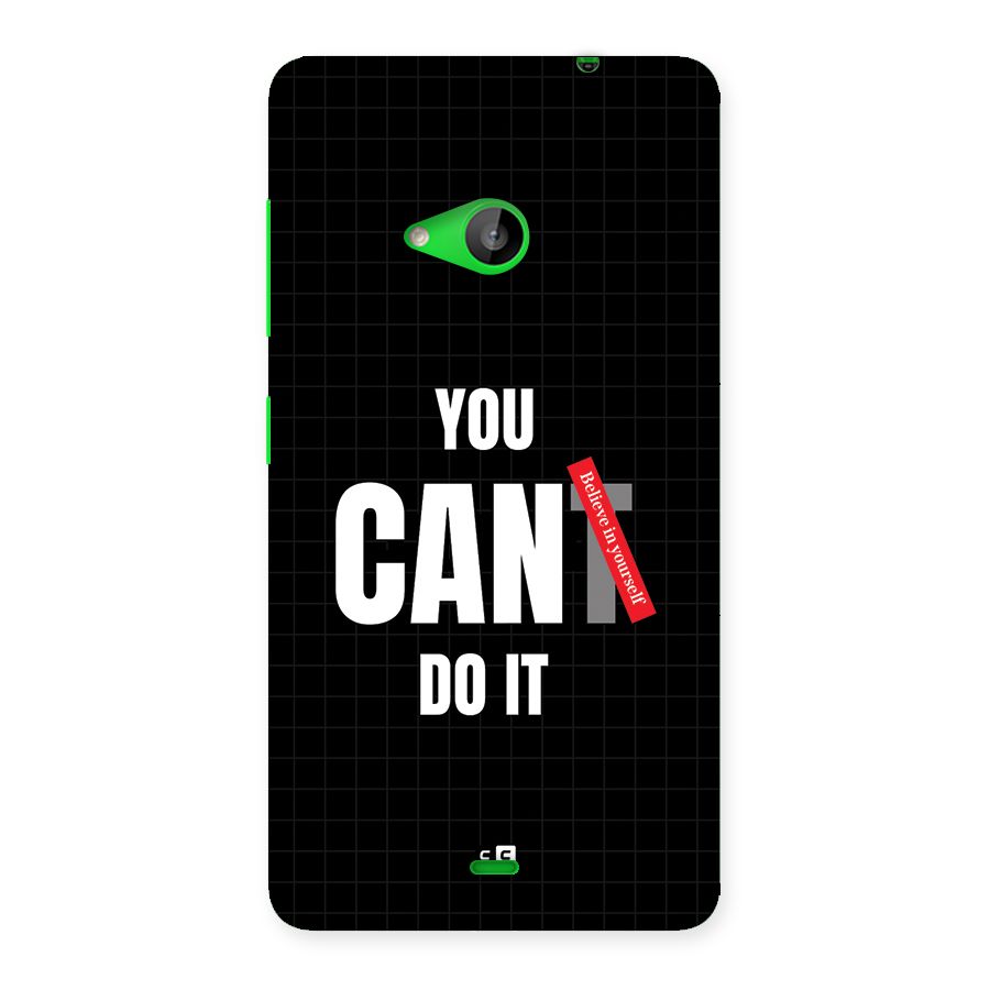 You Can Do It Back Case for Lumia 535