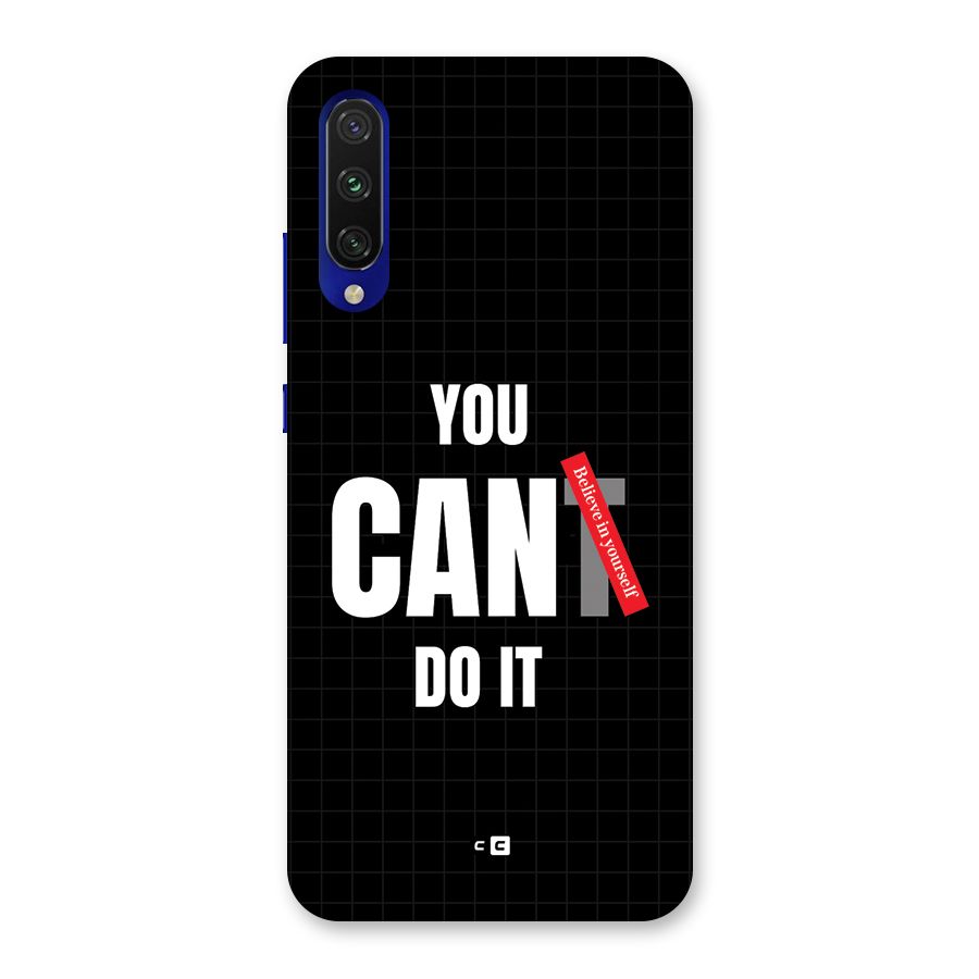 You Can Do It Back Case for Mi A3