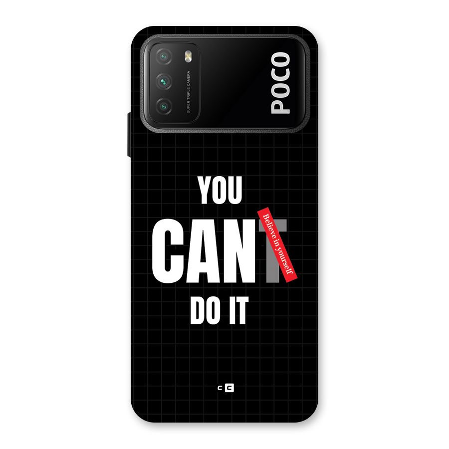 You Can Do It Back Case for Poco M3