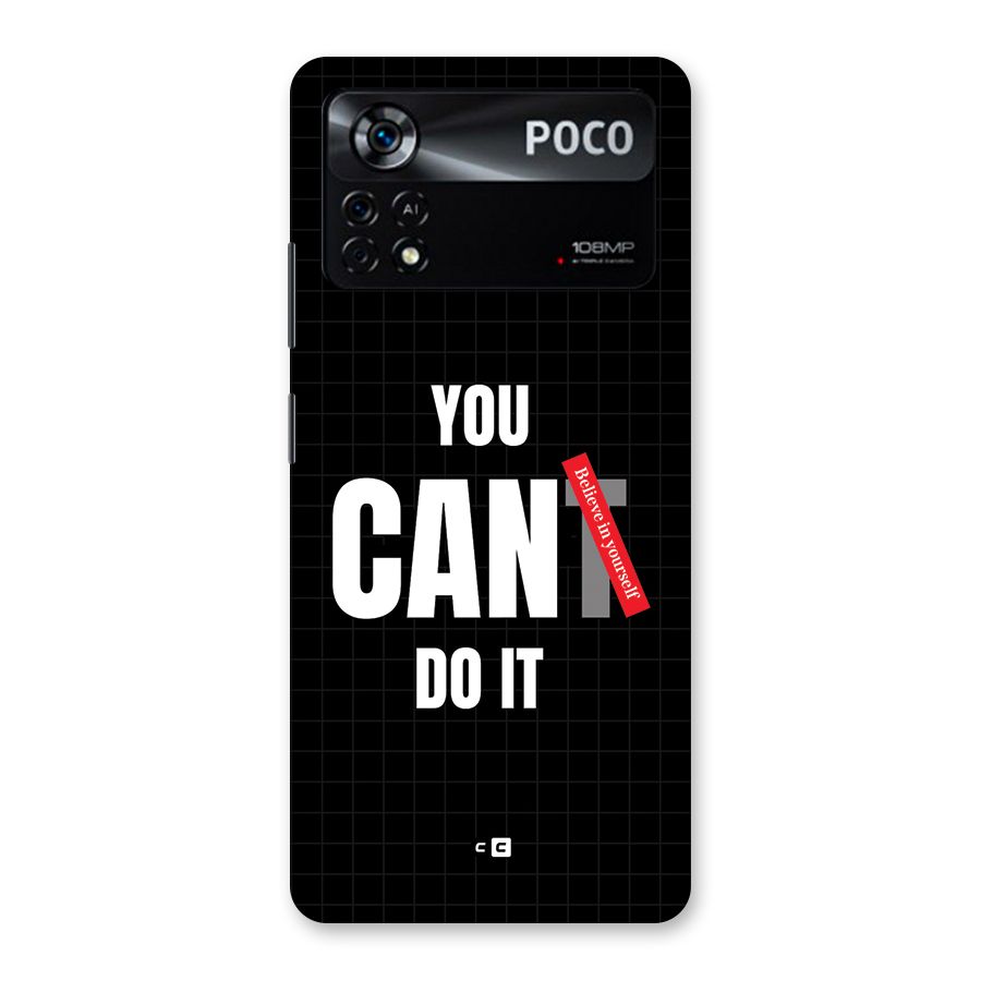 You Can Do It Back Case for Poco X4 Pro 5G