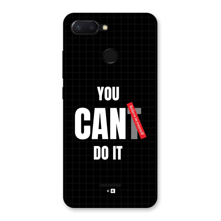 You Can Do It Back Case for Redmi 6