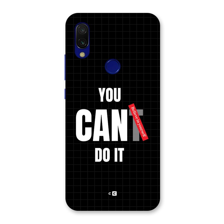 You Can Do It Back Case for Redmi 7