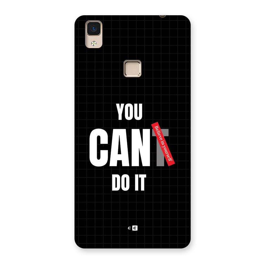 You Can Do It Back Case for V3 Max