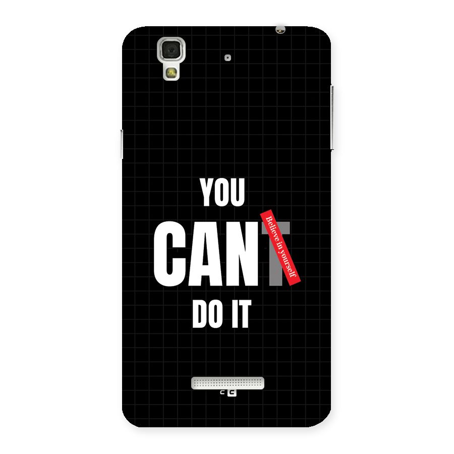 You Can Do It Back Case for YU Yureka Plus