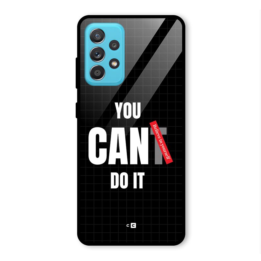 You Can Do It Glass Back Case for Galaxy A52s 5G