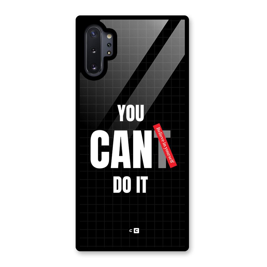 You Can Do It Glass Back Case for Galaxy Note 10 Plus