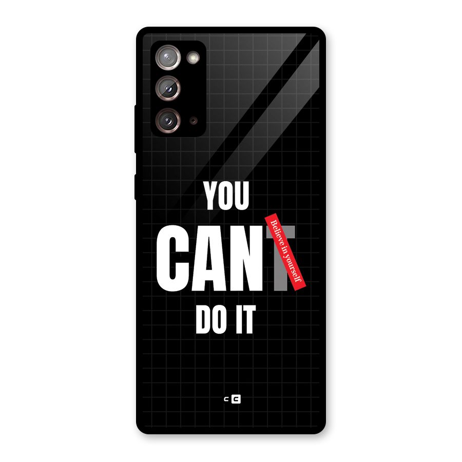 You Can Do It Glass Back Case for Galaxy Note 20