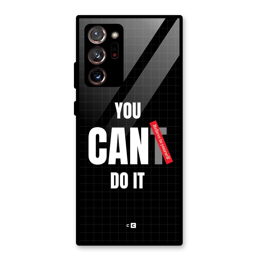 You Can Do It Glass Back Case for Galaxy Note 20 Ultra