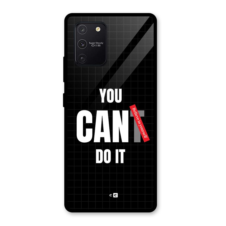 You Can Do It Glass Back Case for Galaxy S10 Lite