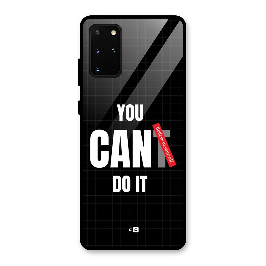 You Can Do It Glass Back Case for Galaxy S20 Plus