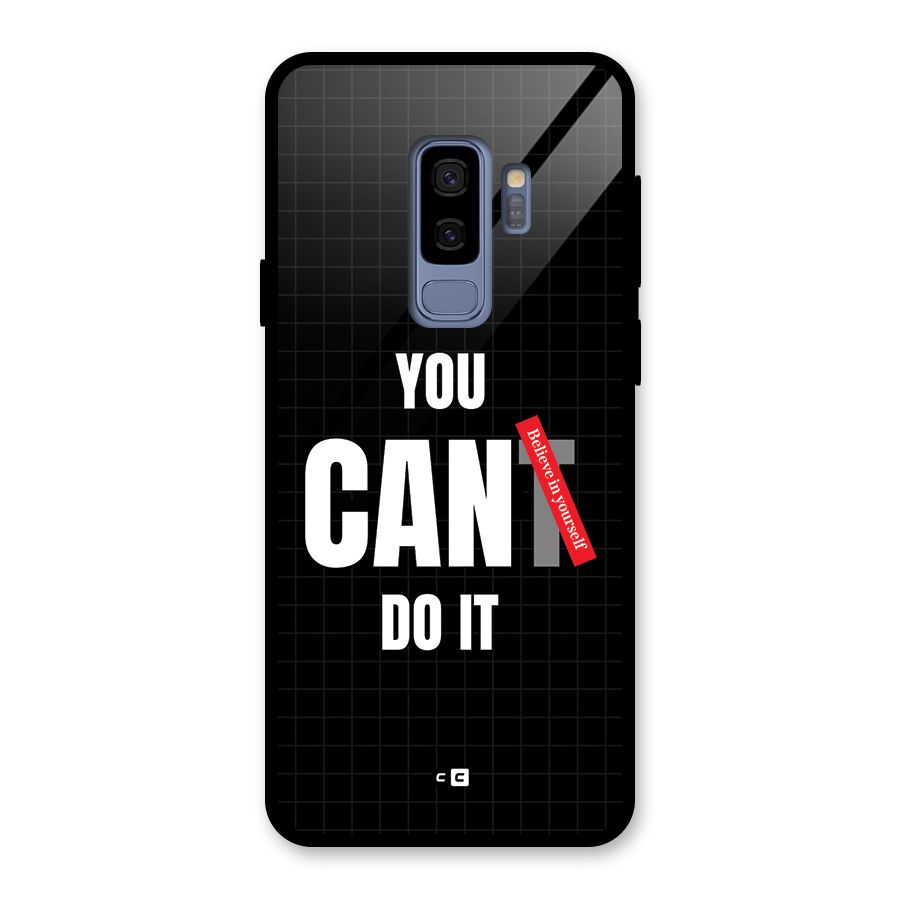 You Can Do It Glass Back Case for Galaxy S9 Plus