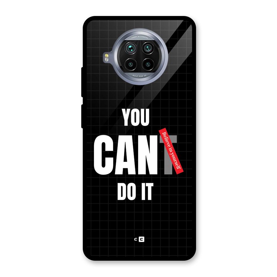 You Can Do It Glass Back Case for Mi 10i