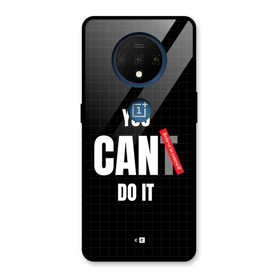You Can Do It Glass Back Case for OnePlus 7T