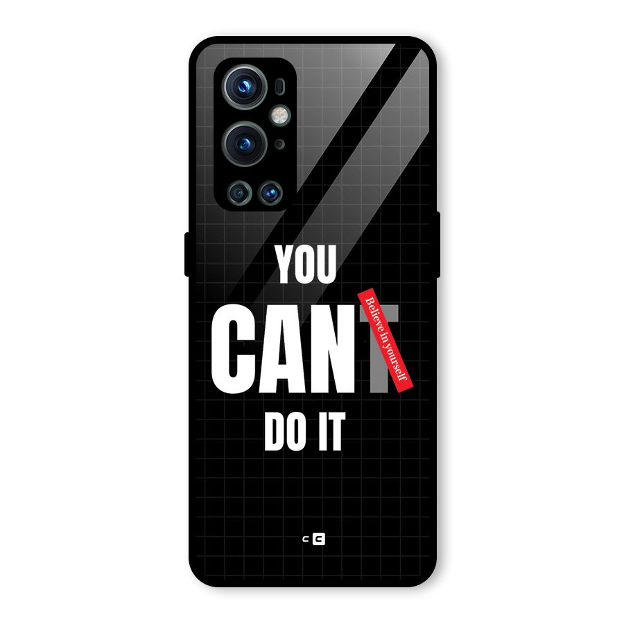 You Can Do It Glass Back Case for OnePlus 9 Pro