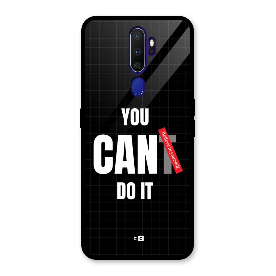 You Can Do It Glass Back Case for Oppo A9 (2020)