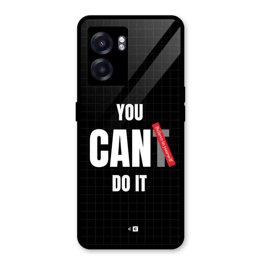 You Can Do It Glass Back Case for Oppo K10 (5G)
