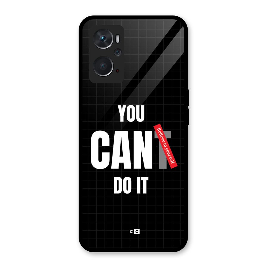 You Can Do It Glass Back Case for Oppo K10 4G
