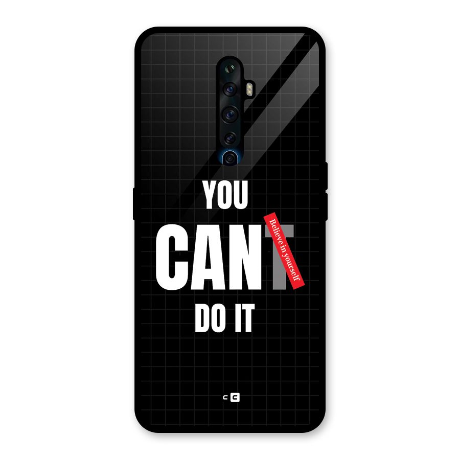 You Can Do It Glass Back Case for Oppo Reno2 Z