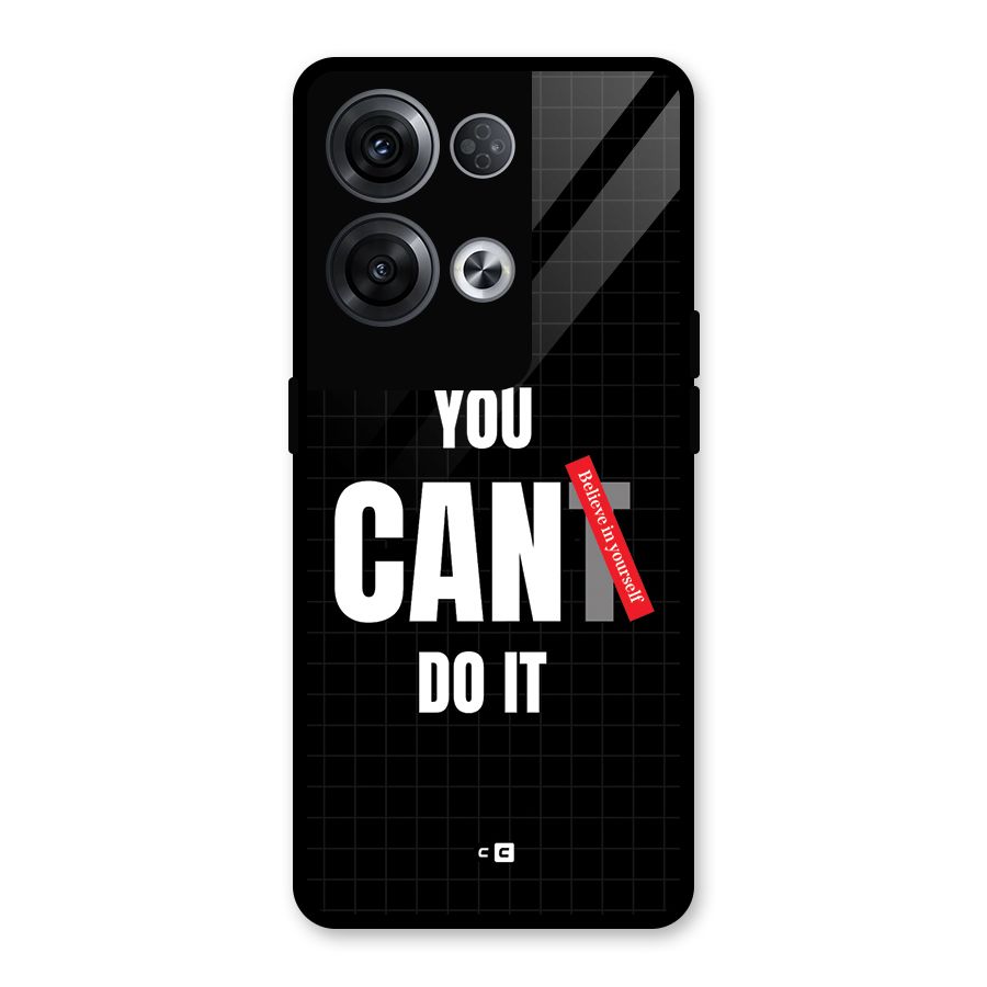 You Can Do It Glass Back Case for Oppo Reno8 Pro 5G