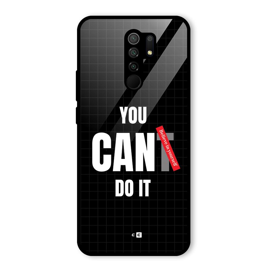 You Can Do It Glass Back Case for Poco M2